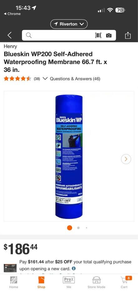 Henry’s waterproof membrane