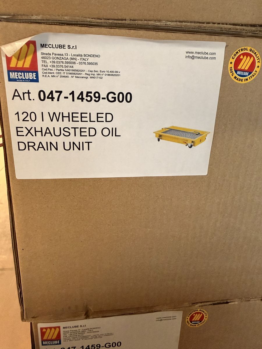 Wheeled Oil Drain Unit