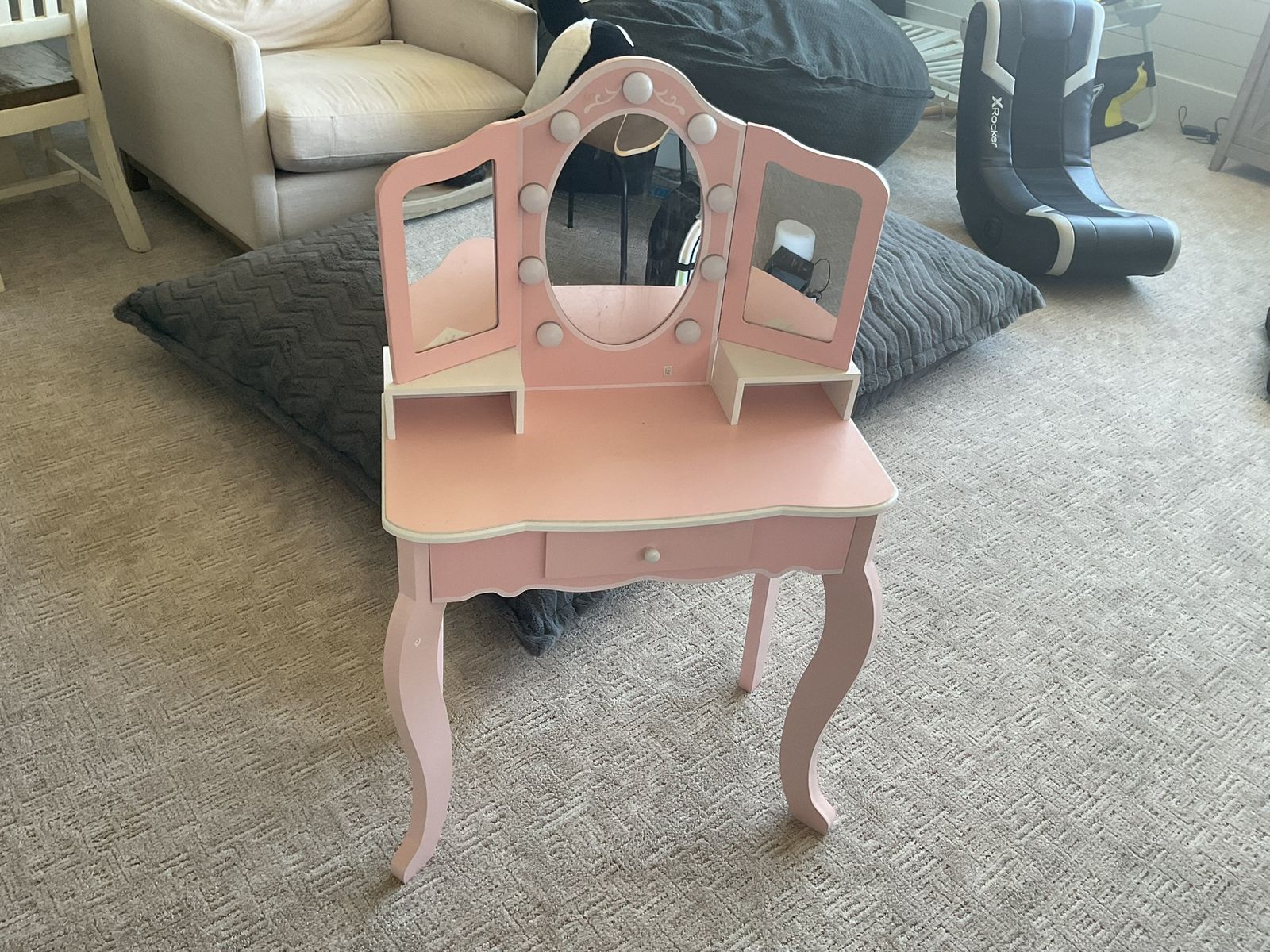 Small Pink Vanity