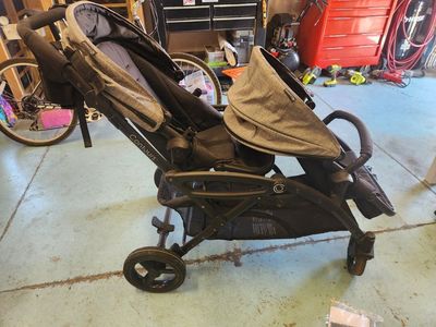 Contours Options Elite Tandem Double Stroller - Black/Gray
