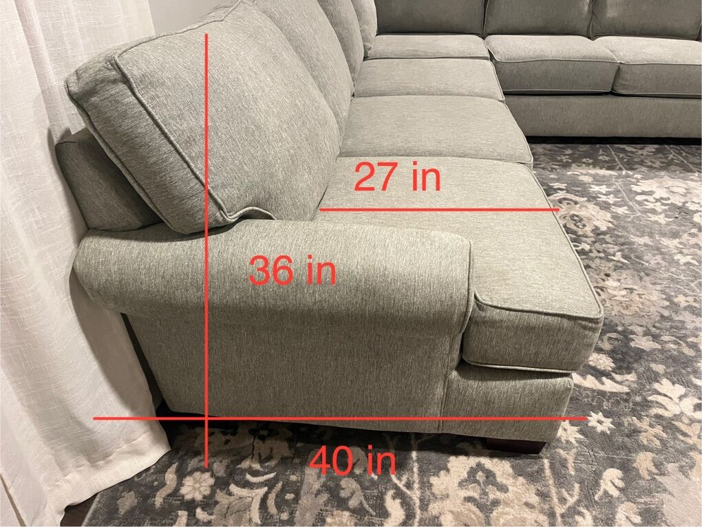Large Gray Sectional
