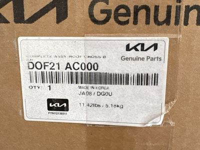 Genuine Kia DOF21 AC000 Complete Roof Crossbar Assembly - New