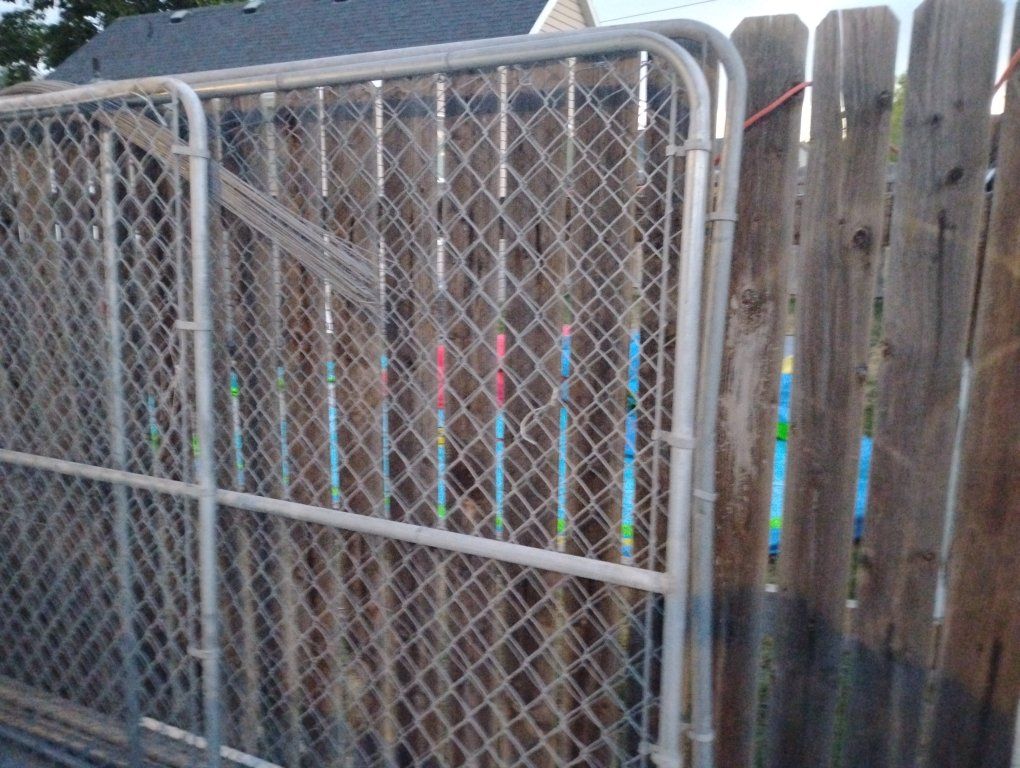 Chain Link Fence Panels & Gate - Multiple Sections Available