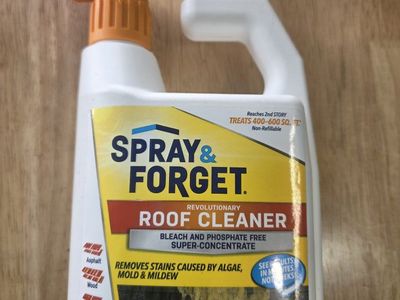 Spray & Forget Revolutionary Roof Cleaner 1 Quart Super-Concentrate