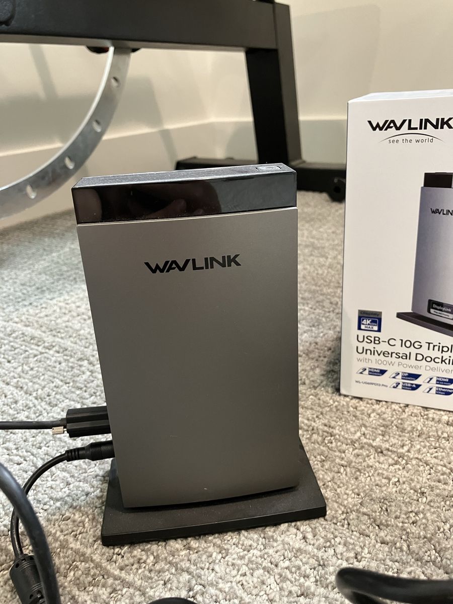 Wavlink USB-C 10G Triple 4K Display Universal Docking Station never used