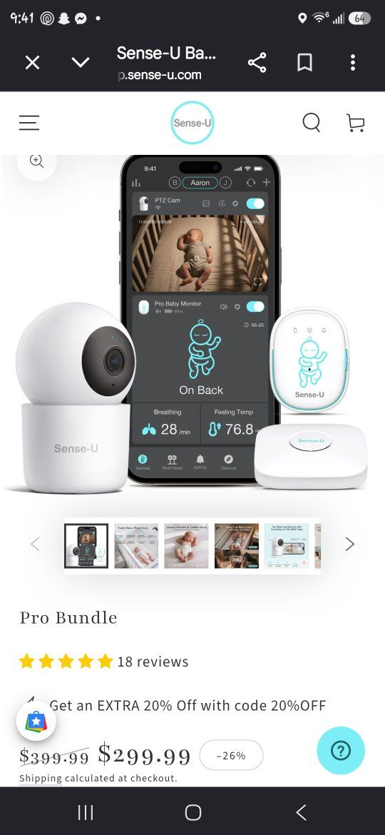Sense U Pro Bundle
Brand New- Never opened