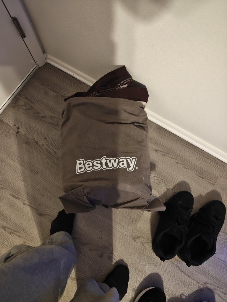 Bestway Queen size inflatable mattress.