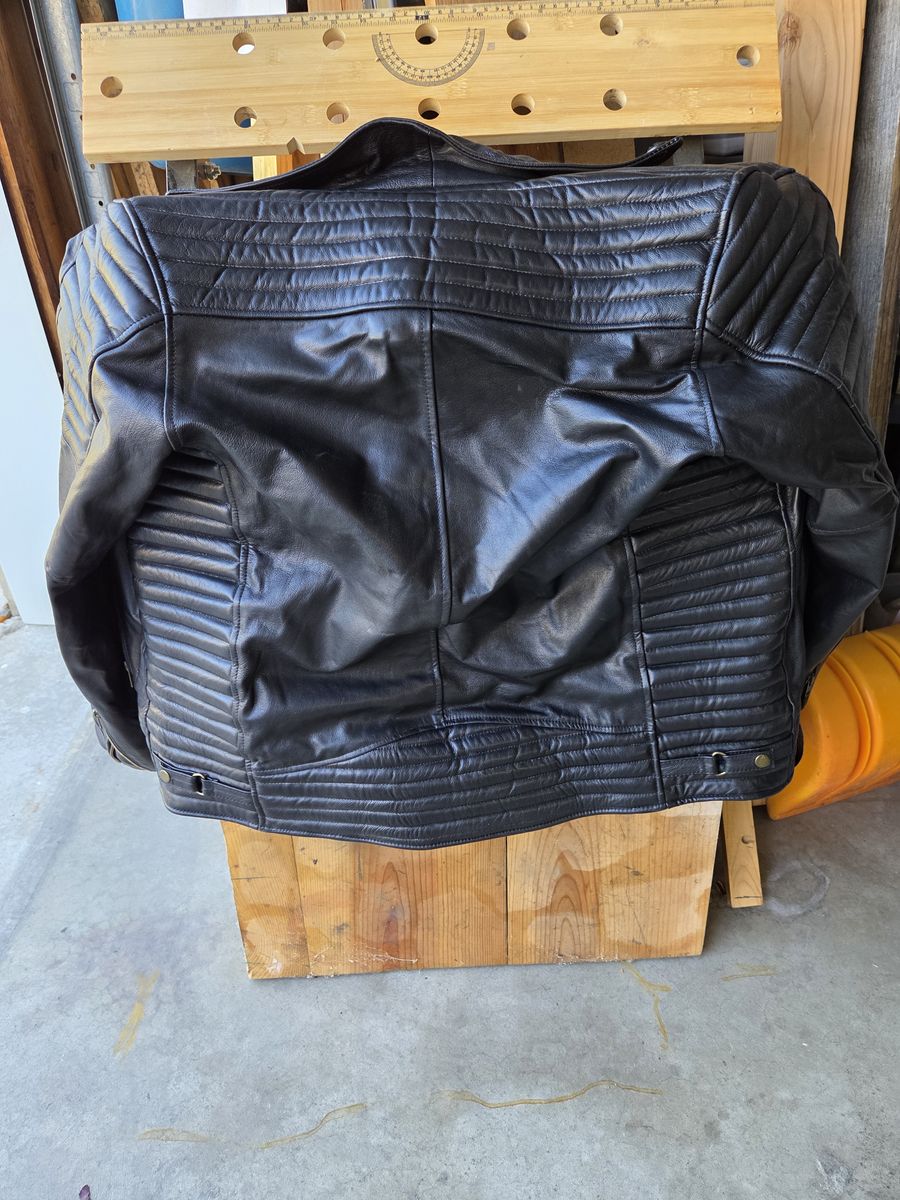 Men's Leather Motorcycle Jacket
