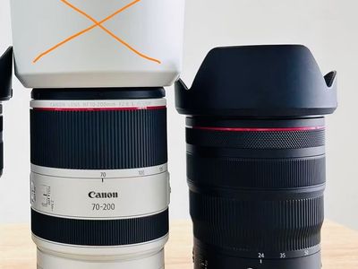 Canon Rf 70-200mm f2.8 like new 2225$, 24-70 1999$