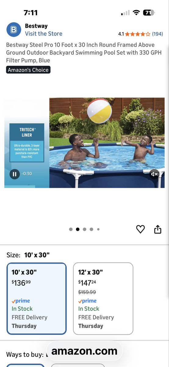 Bestway Swimming pool