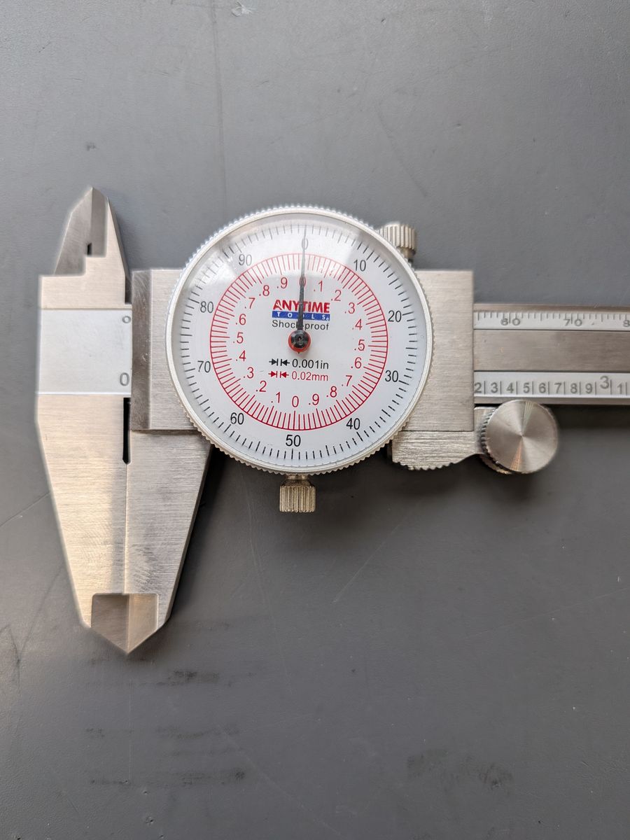 Dial Caliper 6" / 150mm Dual Reading Scale