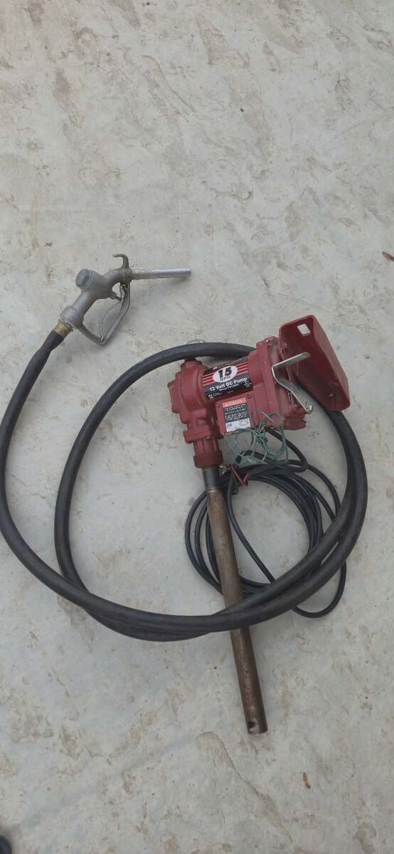 Fill-Rite 12V Fuel Transfer Pump - 15 GPM- Heavy Duty- Hose and Nozzle Included