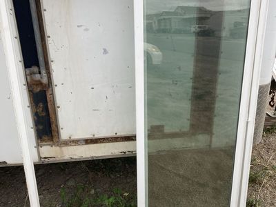 White Used Window