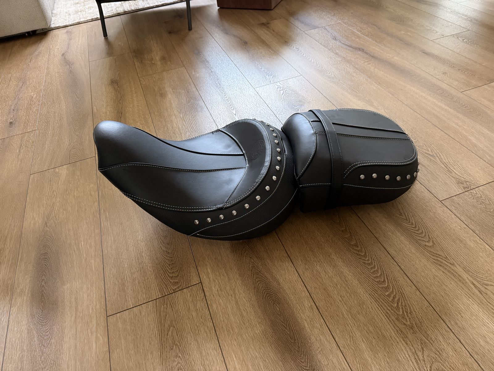 Stock Saddle for a 2017 Springfield Motorcycle
