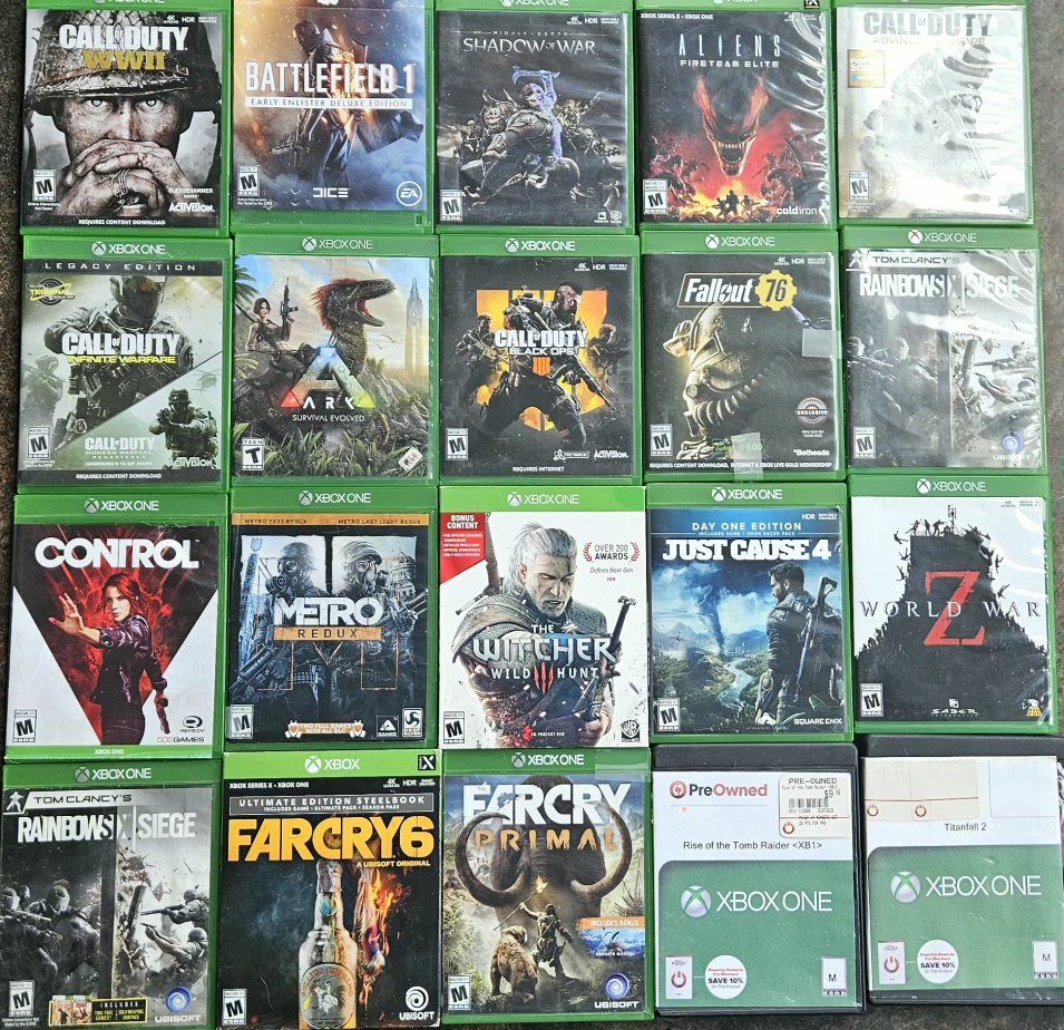 Xbox One & Series X Game Collection