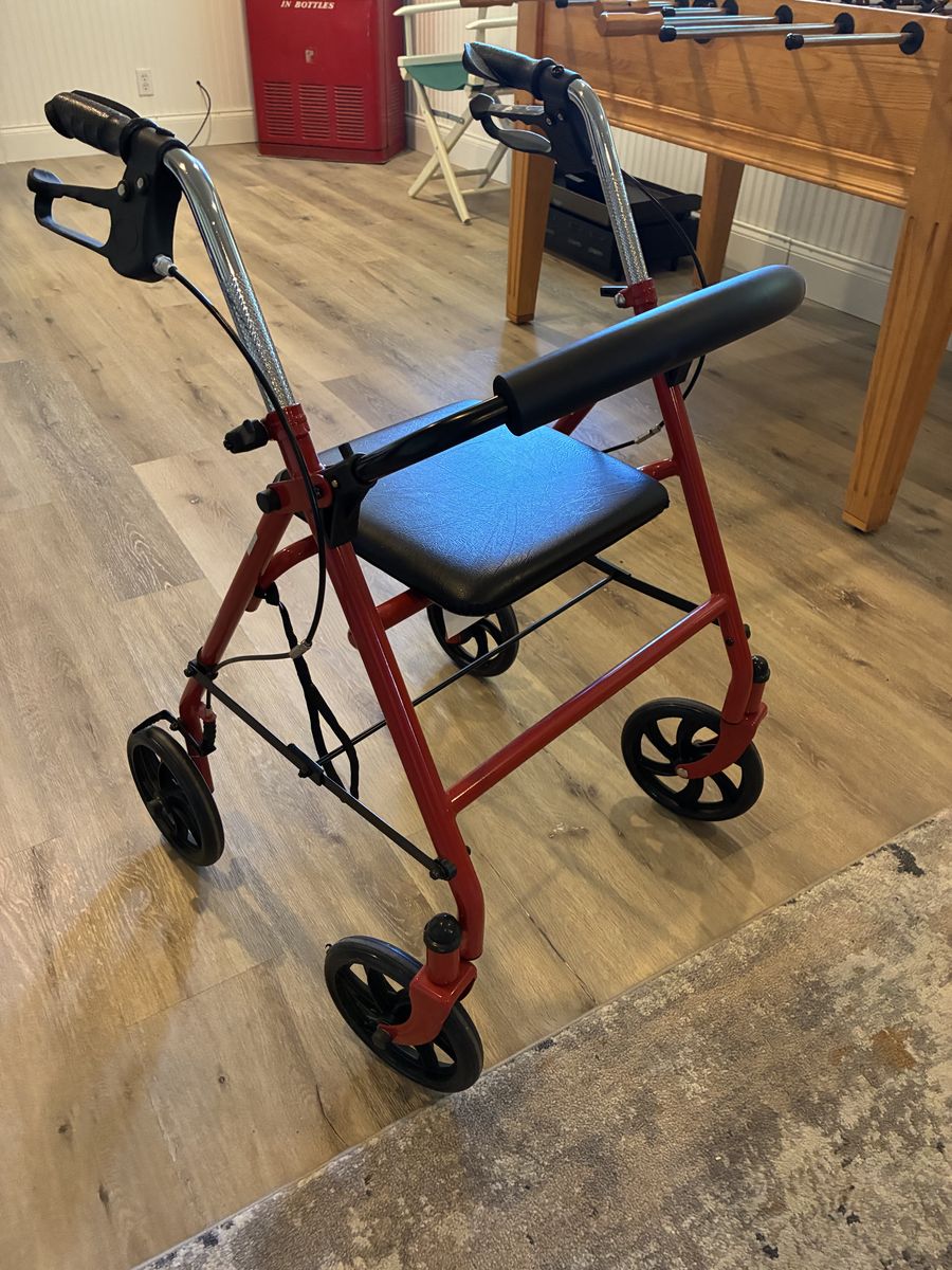 Medline Steel Rollator Walker