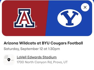 BYU vs Arizona Football Tickets