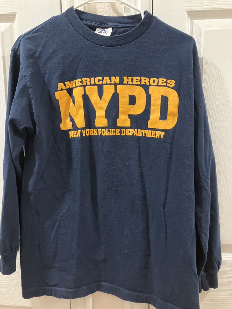 Blue & Yellow American Heroes NlYPD Shirt