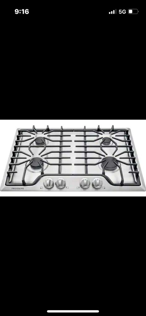 Frigidaire 30In 4 Burner Stainless Steel Gas Stove