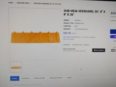 vee boards corner protectors for big rig loads 16 available open to offers 1/2 price