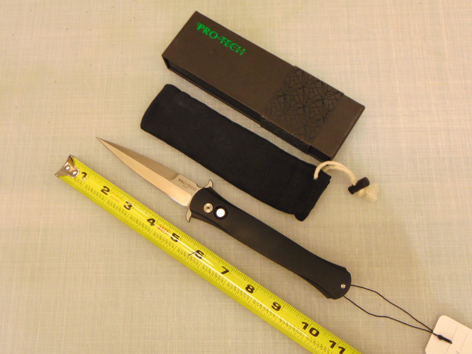 Pro-Tech Large Don Automatic Knife Black 4.5''
