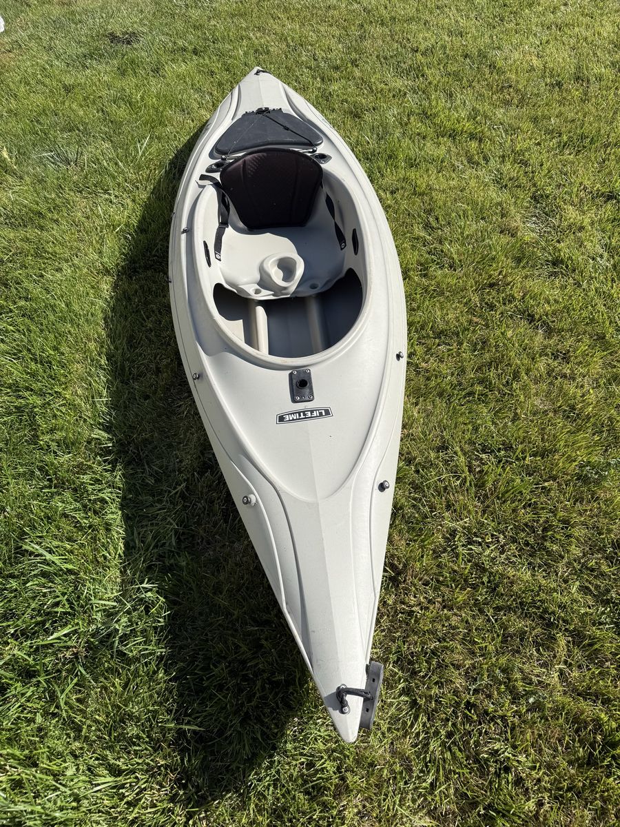 Lifetime REDFIN Fishing / Angler Kayak - 10’ - No Paddle - 10 Feet Long - Sit-In