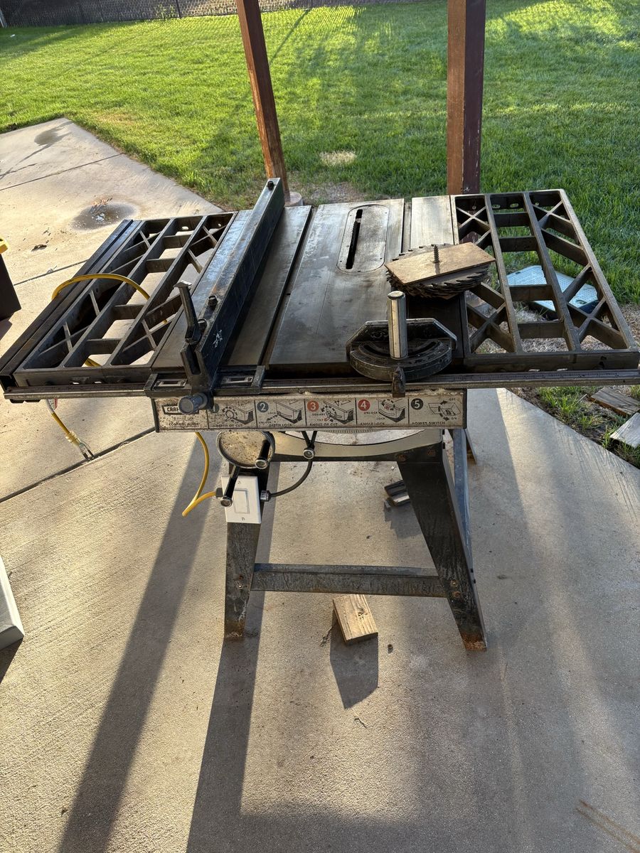 Craftsman 12” Table Saw