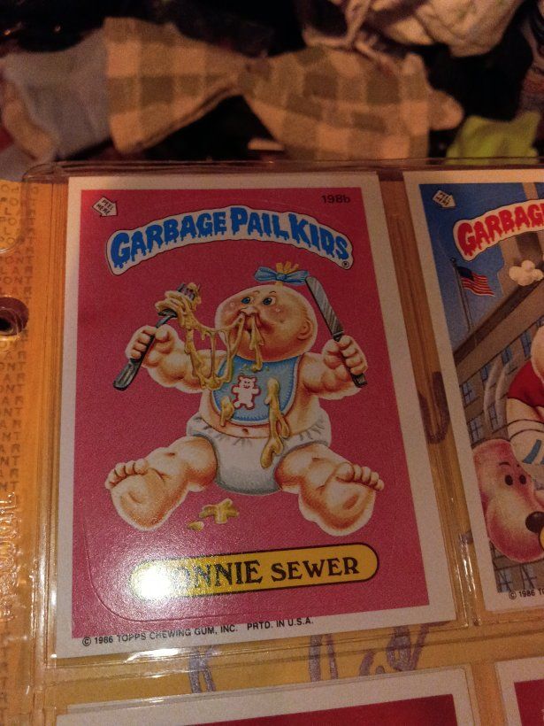1986 Topps Garbage Pail Kids 198b Donnie Sewer Original Series 1 Trading Card plus an entire book load of them
taking offers