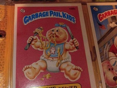 1986 Topps Garbage Pail Kids 198b Donnie Sewer Original Series 1 Trading Card plus an entire book load of them
taking offers