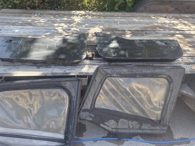 Jeep Wrangler YJ Half Doors -CJ7, CJ8 Soft Top Set (Pair) black