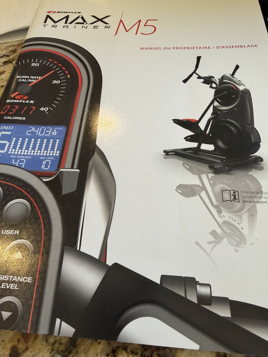 Bowflex Max Trainer M5 with manual