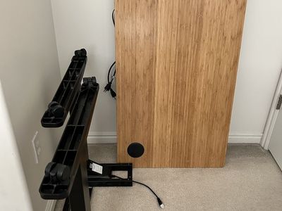 Uplift Desk V2 Standing Desk: Bamboo 42" x 24"