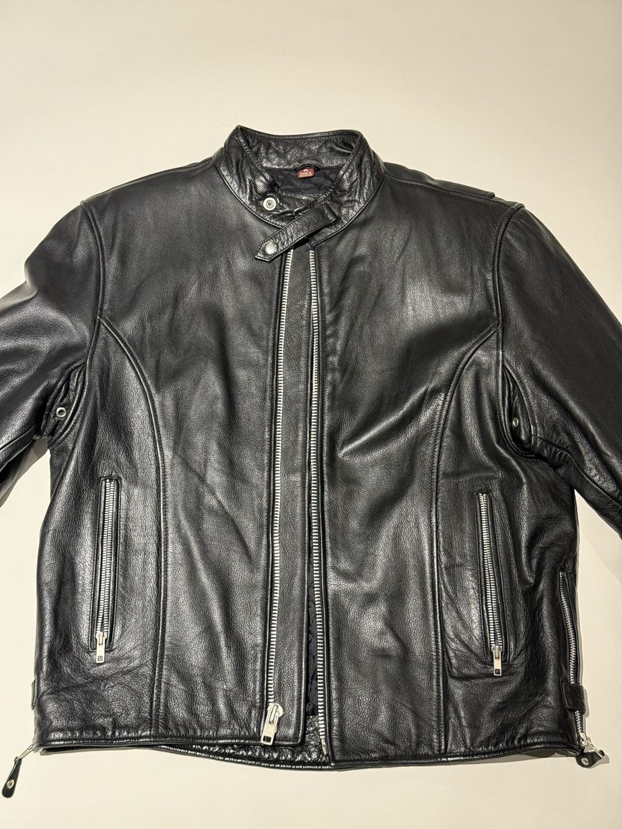 Durkee's Express Genuine Leather Motorcycle Jacket - Men's M - Like New