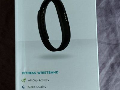 Fitbit Flex 2 Black Fitness Wristband - Swim-Proof Activity & Sleep Tracker