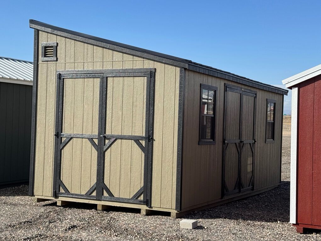 10x20 Custom Single Slope Shed