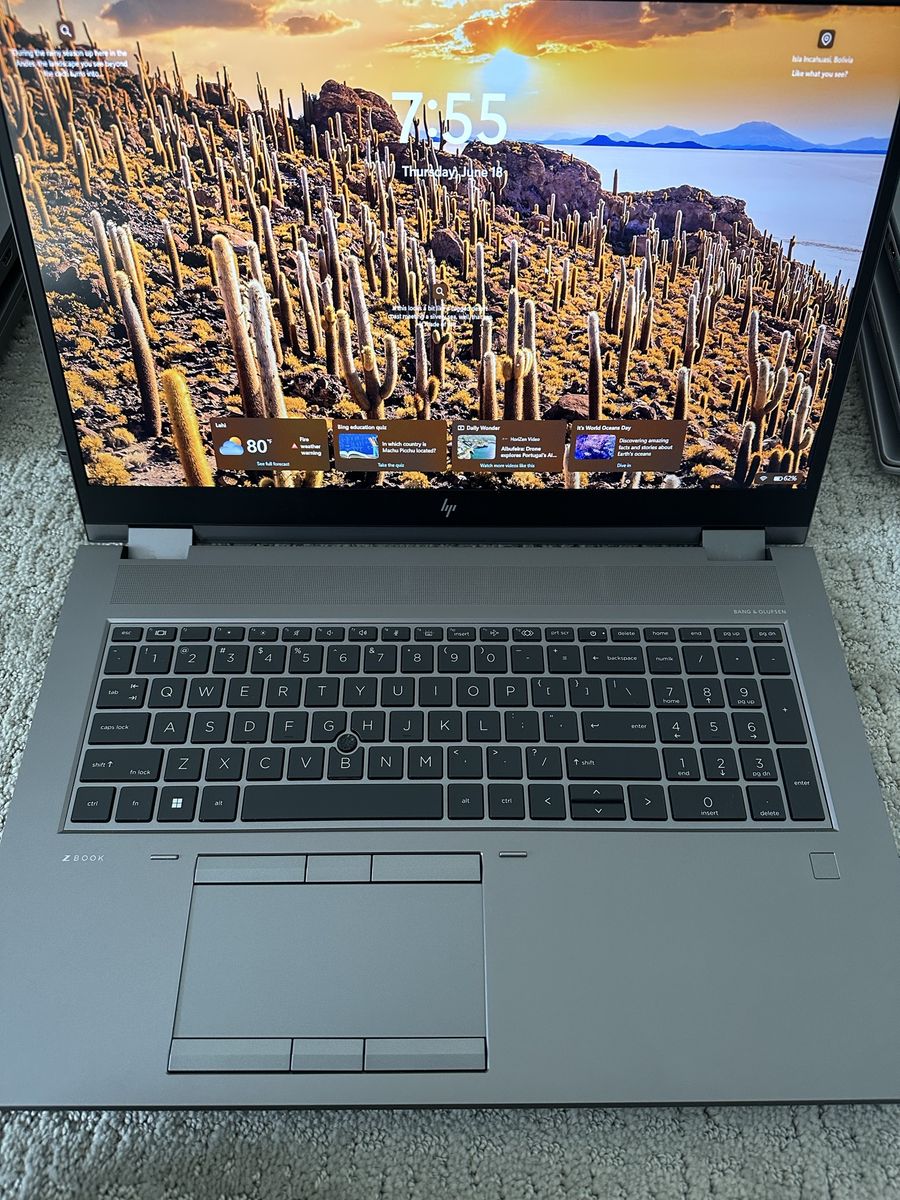 HP 17.3 inch Laptop i7 Core 11th Gen 24 GB RAM 750 GB SSD NVIDIA GPU