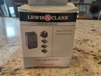 Lewis N. Clark Dual Voltage Converter & Adapter Plug Kit EK121 220V to 110V