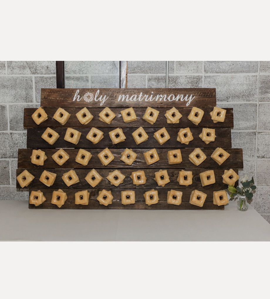 Wedding Donut Board For Recepion