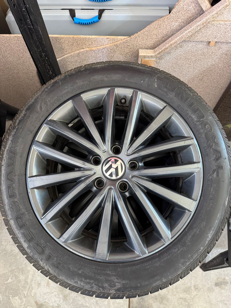4 Used VW Wheels and Tires -215/55R17