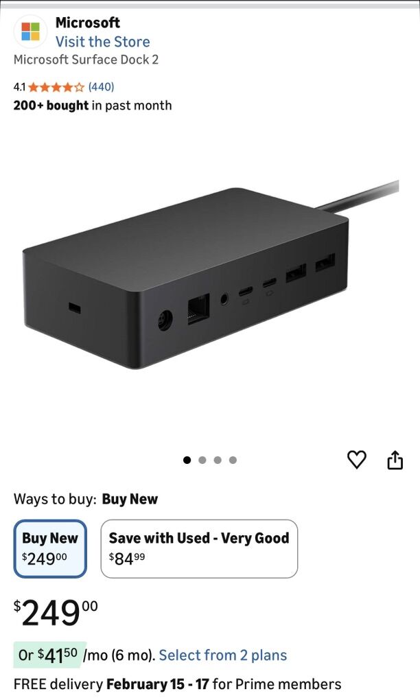 2025 Microsoft Surface Dock 2