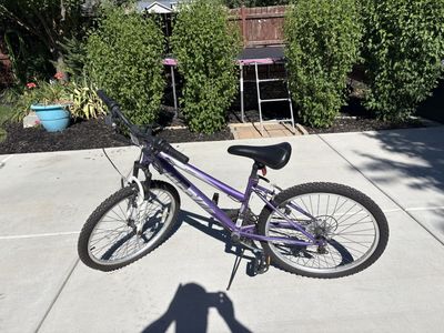 24 inch Purple Youth Huffy Mountain Bike - Good Condition, Ready to Ride