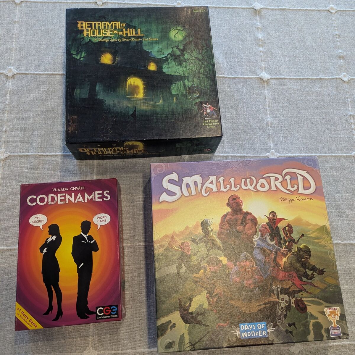 Set of Three Board Games