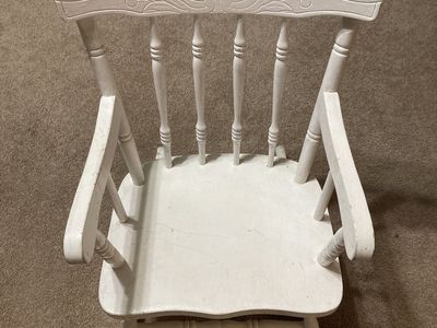 Solid Wood Kids Rocking Chair-$35