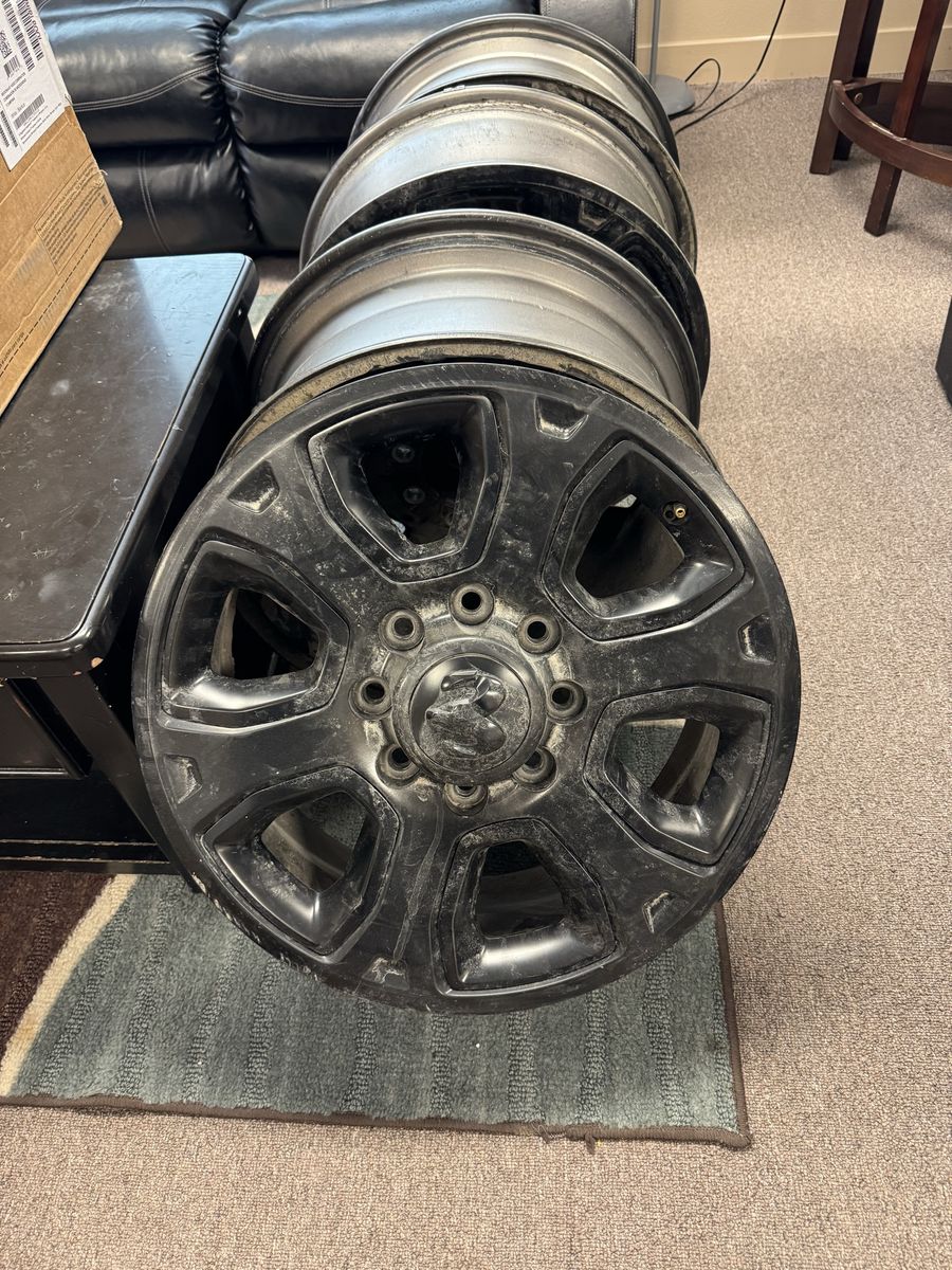 Black 20” Dodge Wheels