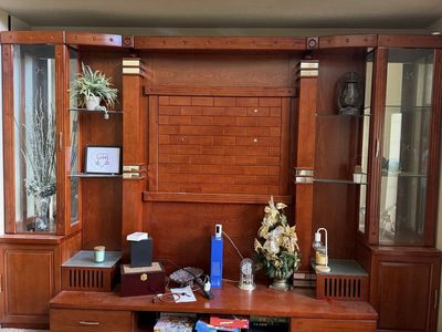 $850 OBO wall unit entertainment center