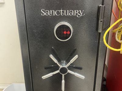 Sanctuary Gun Safe - Electronic Lock, Interior Lighting, Power Outlets - Good Condition