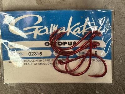 Gamakatsu 5/0 Hooks