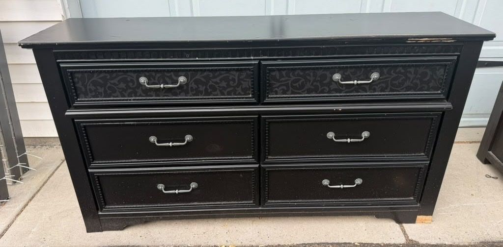 Black dresser