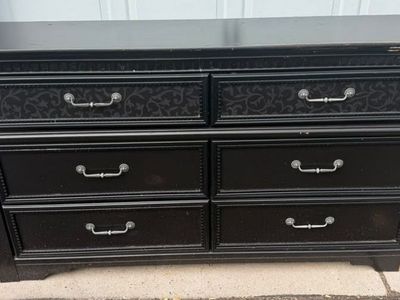 Black dresser