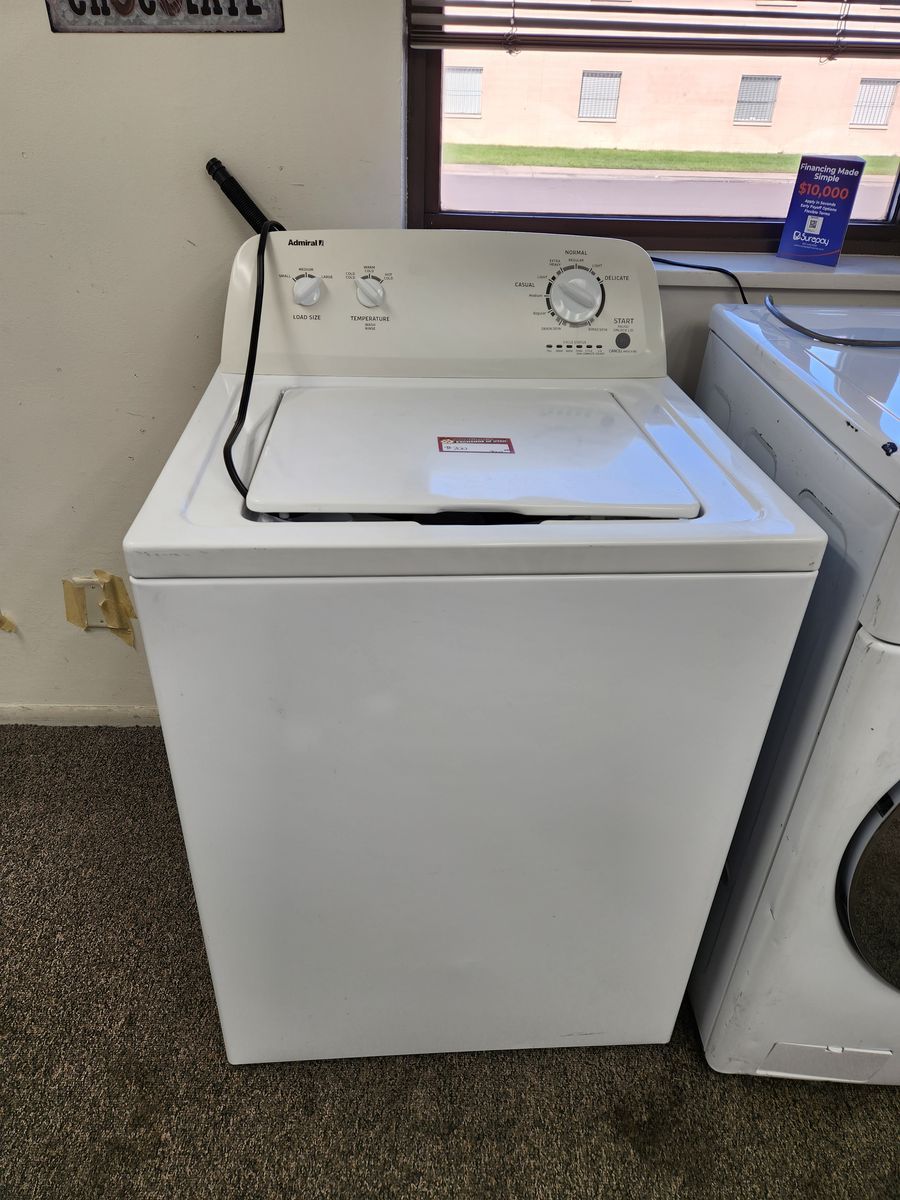 Admiral Top-Load Washing Machine in White